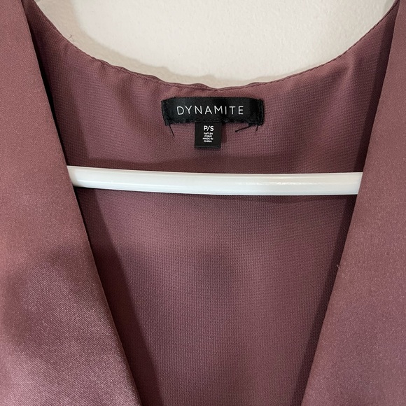 Dynamite : Satin long sleeve top - Picture 2 of 7